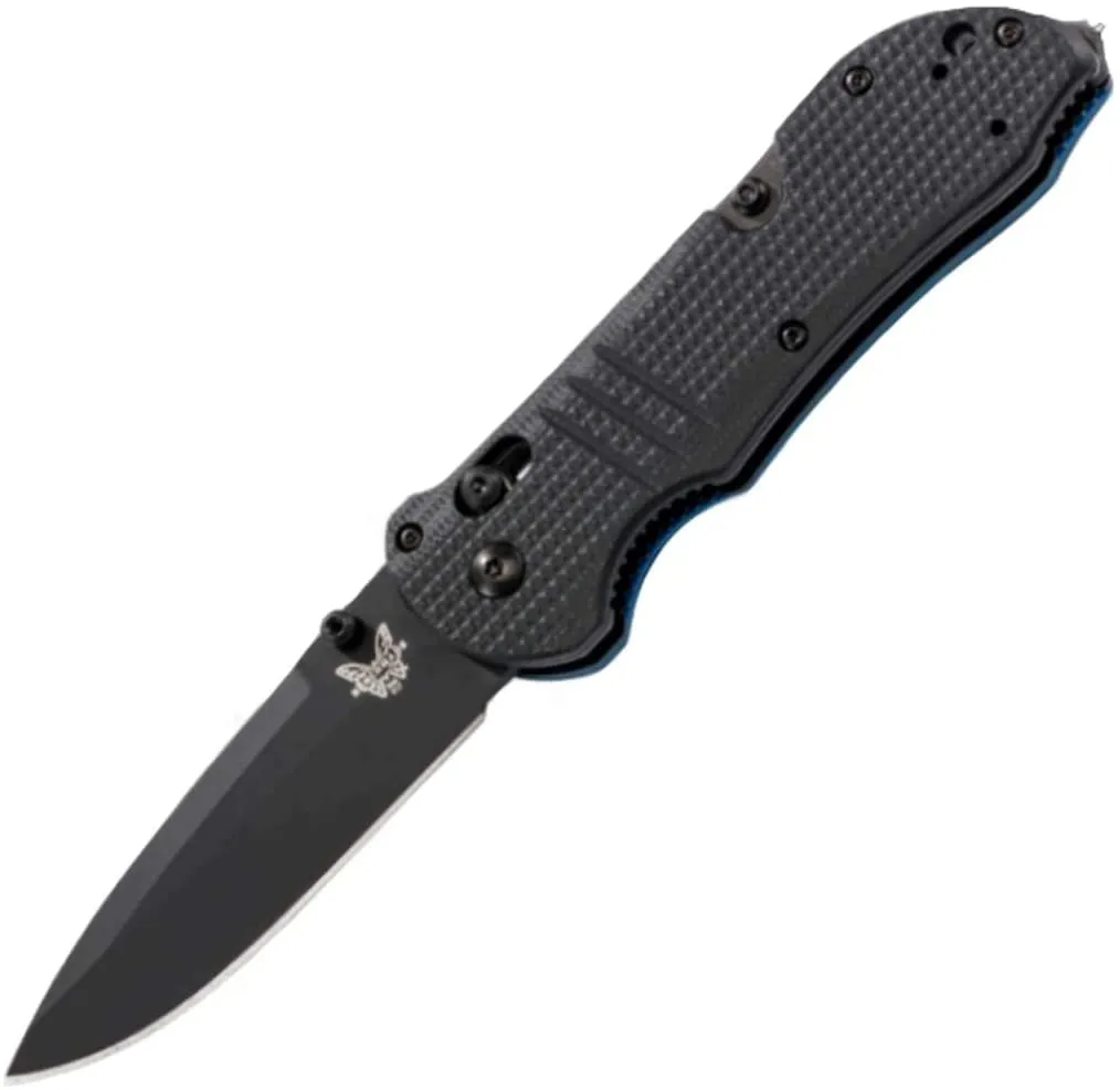Benchmade 917BK-1901 Thin Blue Line Tactical Triage BK1 / Plain Edge Knife