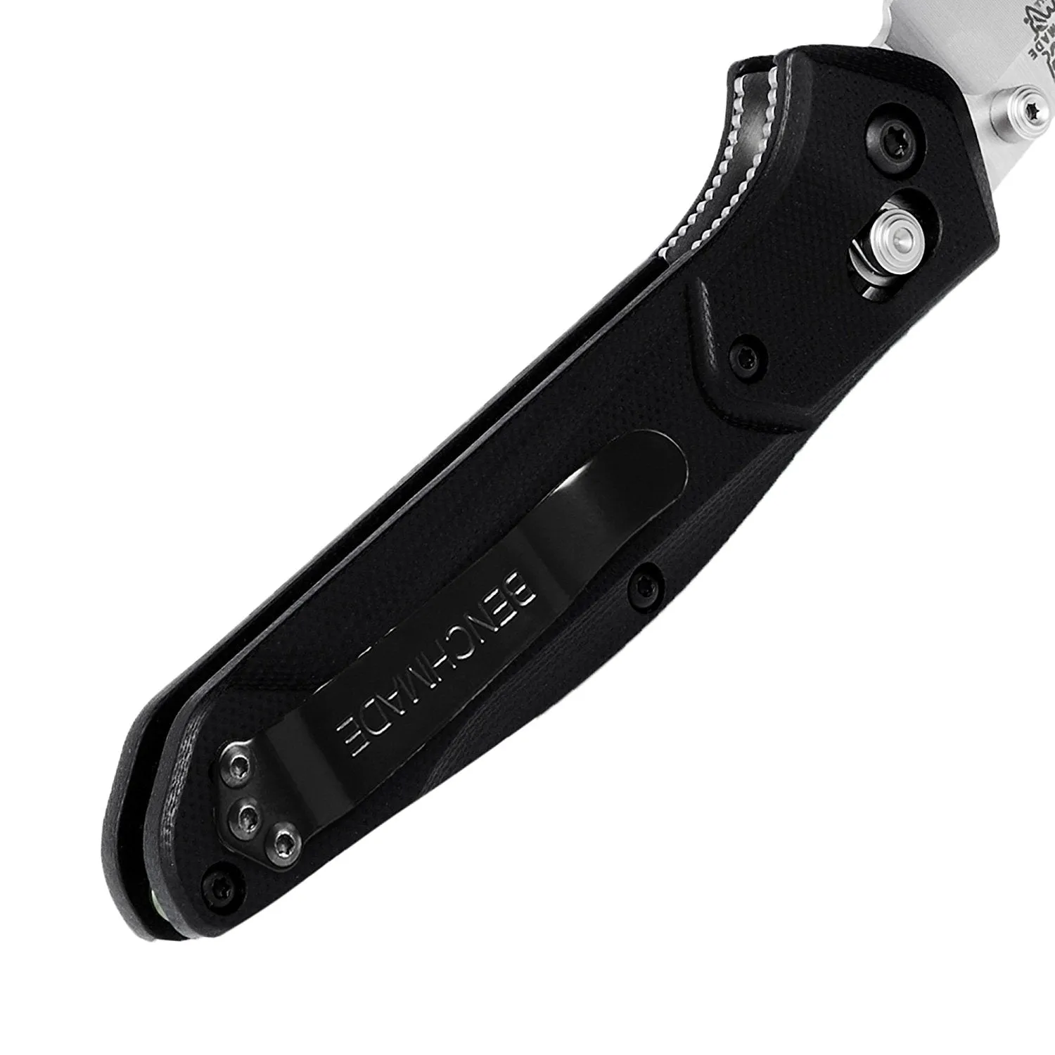 Benchmade 940-2 Osborne G10 Handle 3.40" Reverse Tanto Plain Edge Folding Pocket Knife