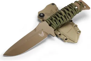 Benchmade - Adamas 375 Tactical Knife with Flat Earth Paracord Handle (375FE-1)