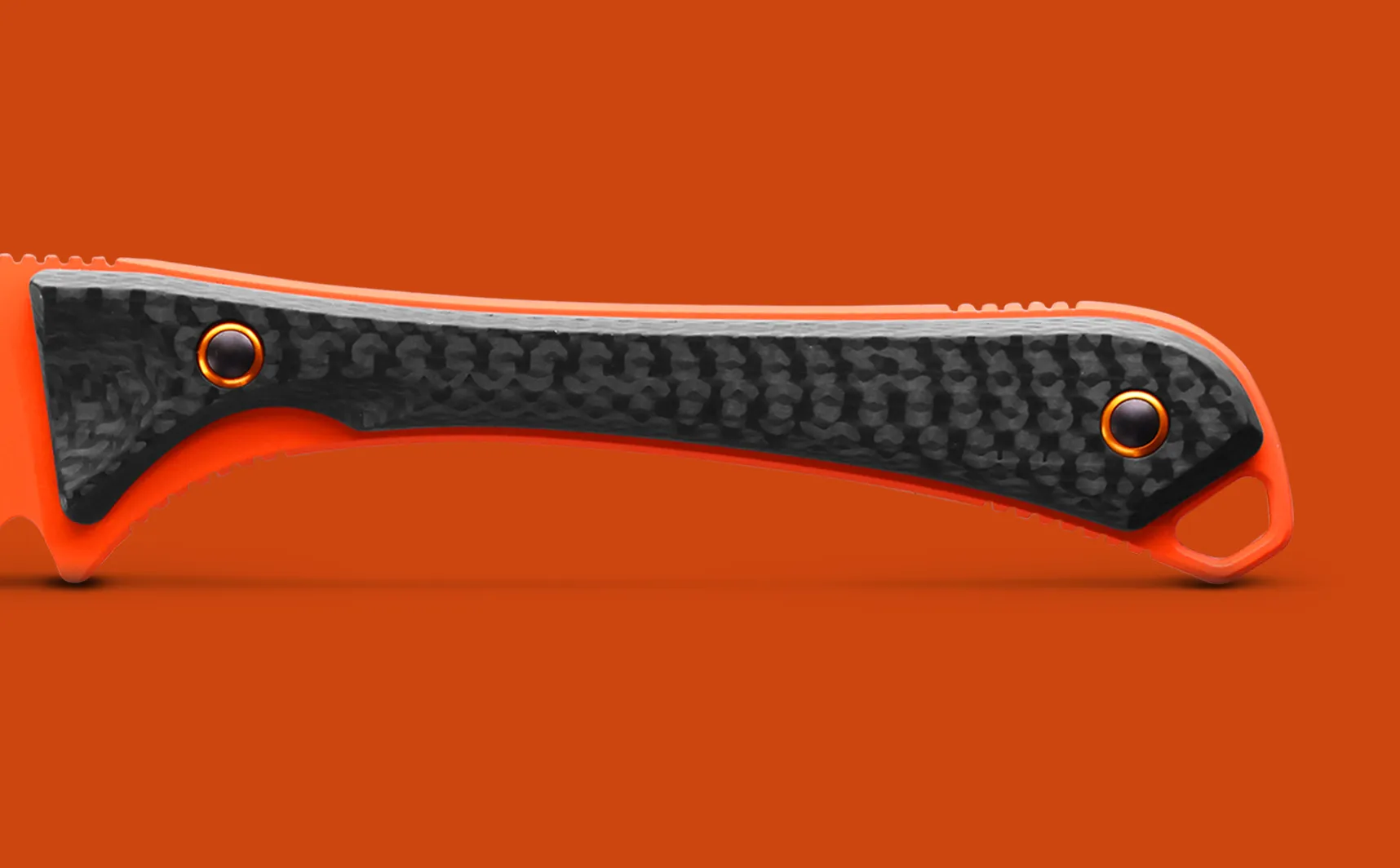 Benchmade Altitude 3.08" Fixed Blade Carbon Fiber Handle Orange Cerakote CPM-S90V 15201OR Knife
