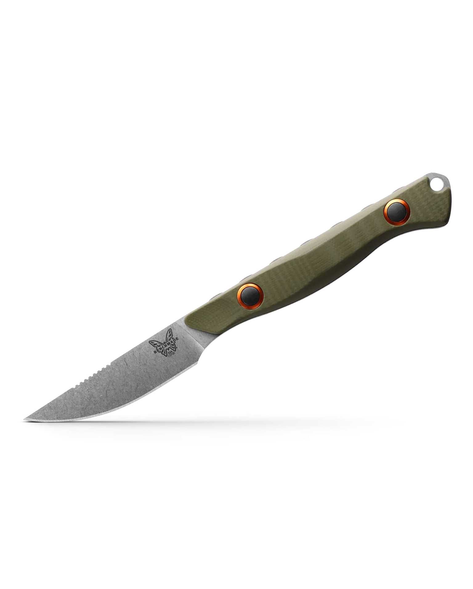 Benchmade Flyway OD Green 15700-01 OD Green G-10 Satin 2.7" Fixed Blade Knife