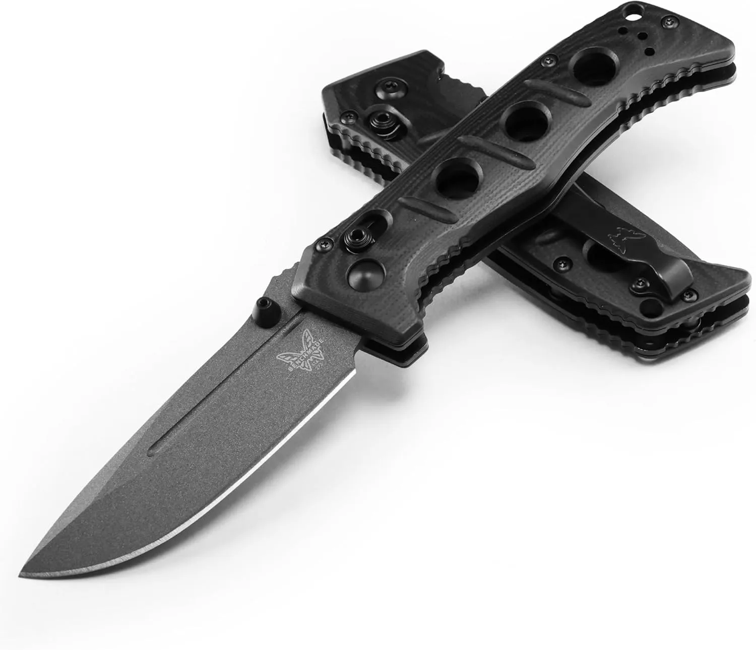 Benchmade - Mini Adamas 273 Tactical Knife with Black G10 Handle (273GY-1)