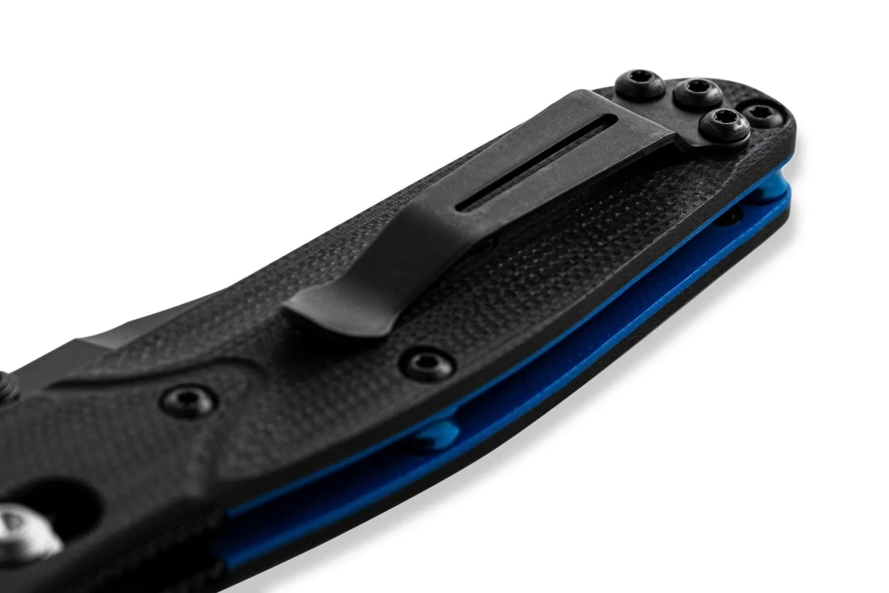 Benchmade Mini Osborne 945BK-1 CPM-S30V (58-60) 2.92" Plain Edge Pocket Knife with Benchmade Blue Lube Lubricant for knives 37ml 1.25fl oz (Made in USA)