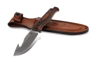 Benchmade Saddle Mountain Skinner with Hook | Stabilized Wood (15004)