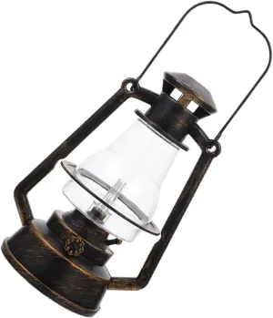 BESPORTBLE Rechargeable Camping Lantern Outdoor Led Tent Light Solar Powered Oil Lamp Style Portable Handheld Camping Lamp Perfect for Hiking Emergency Lighting