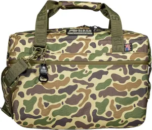 Bison Coolers Softpak 24 Can Made in USA, Soft Cooler Bag Insulated Leak Proof for Beach, Travel, Camping, Picnic, Car, Trips, 24  Hour Ice Retention, Duck Camo