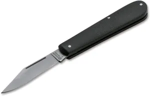 Böker Barlow Integral Canvas Micarta Folding Gentlemen's Pocket Knife, Black
