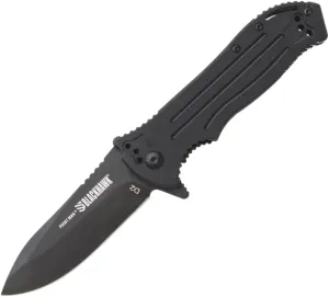 BLACKHAWK POINT MAN Knife G10 Sideliner 3-3/8” D2 Tool Steel Blade with G10 Handle (BH15PM201BK)