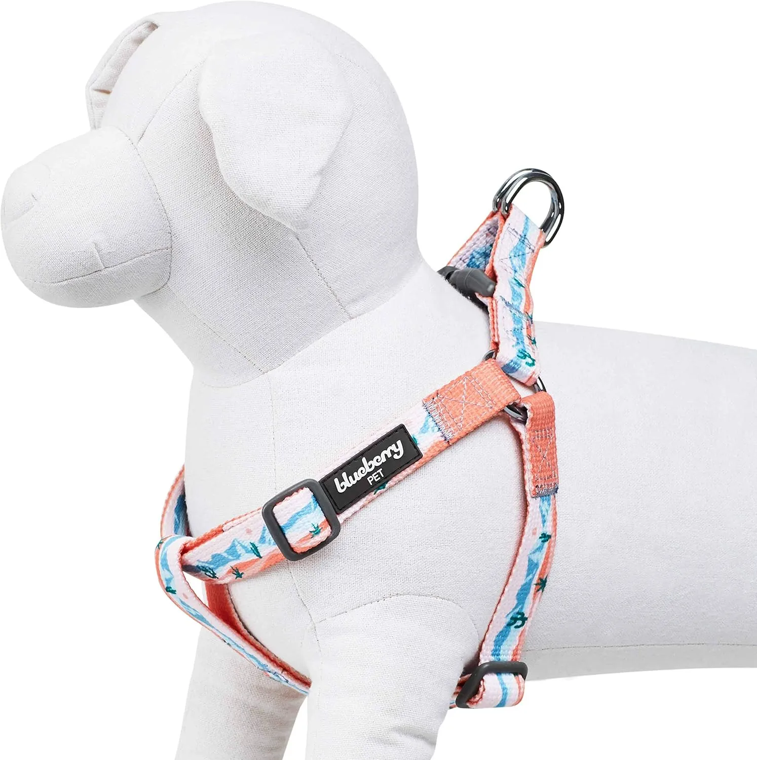 Blueberry Pet × Jackelyn Ho Step-in Mountain Climbing Fun Dog Harness, Chest Girth 26" - 39", Large, Adjustable Harnesses for Dogs