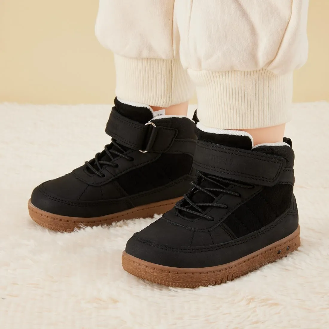BMCiTYBM Toddler Snow Boots Boys Girls Winter Waterproof Shoes Cold Weather Outdoor