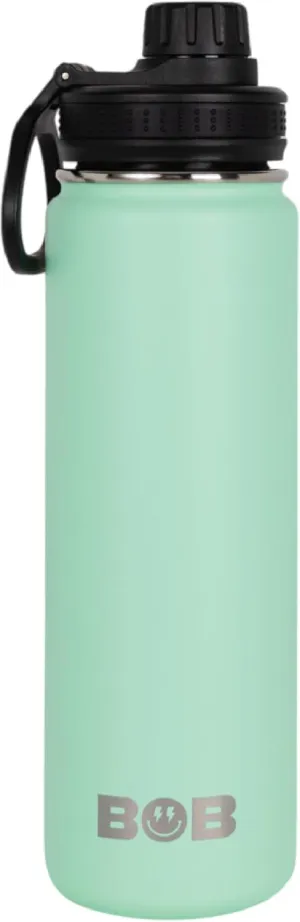 BOB THE COOLER CO - 26oz The Big Swig Double Wall Vacuum Insulated Water Bottle with Spout Lid, Made of Stainless Steel, Leak Proof, Great for Sports, Travel, & More (Palm Green)