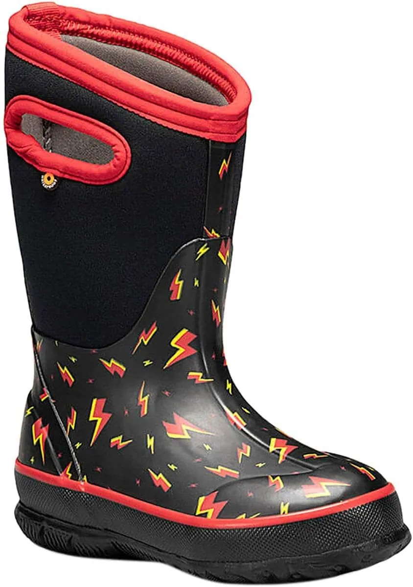 BOGS Unisex-Child Classic High Waterproof Insulated Rubber Neoprene Rain Boot