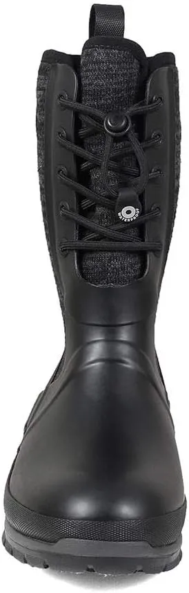 BOGS Women's Crandall Lace Knit Waterproof Insulated Winter Snow Boot