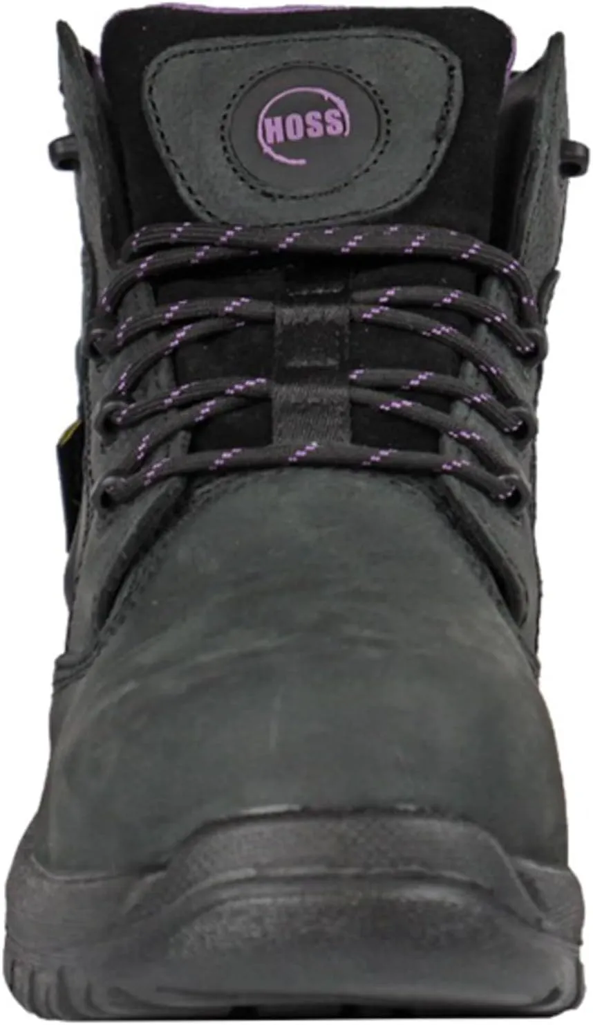 Boot Women's Lacy Met Guard Black Safety Toe Waterproof Work Non-Metallic
