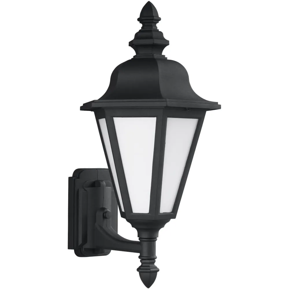 Brentwood Black LED Outdoor Wall Lantern