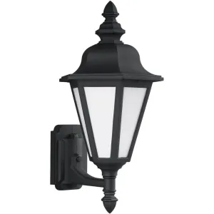 Brentwood Black LED Outdoor Wall Lantern