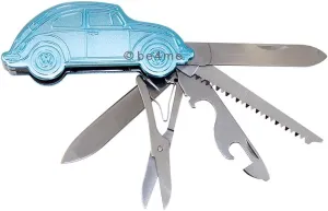 BRISA VW Collection - Volkswagen Multifunctional 3D Pocket Knife, File, Scissors, Bottle & Can Opener