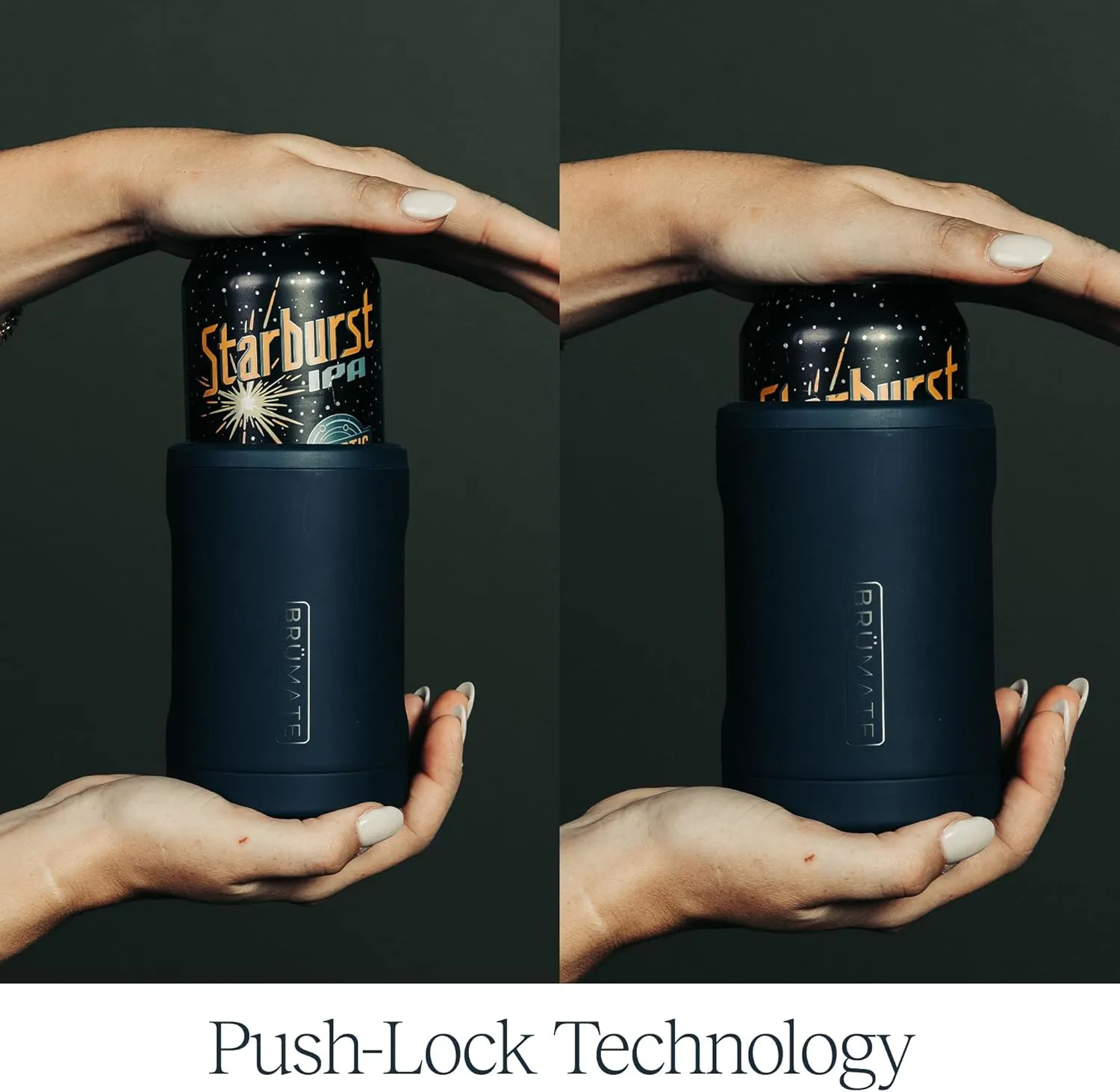 BrüMate Hopsulator Duo 2-in-1 Can Cooler Insulated for 12oz Cans   100% Leak Proof Tumbler with Lid | Can Insulated for Hard Seltzer, Beer, Soda and Energy Drinks