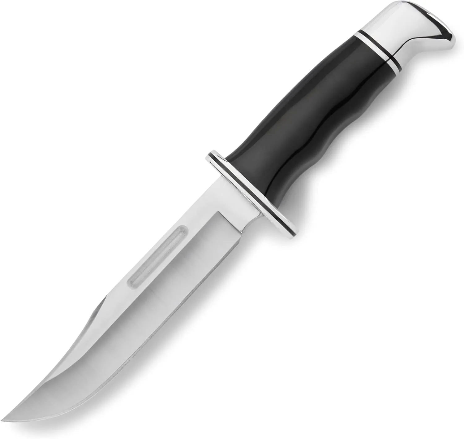 Buck Knives 119 Special Fixed Blade Hunting Knife, 6" 420HC Blade, Black Phenolic Handle with Leather Sheath