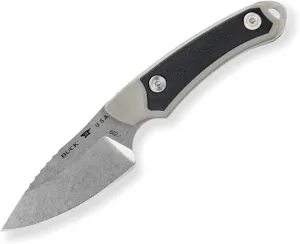 Buck Knives 662 Alpha Scout Select Fixed Blade Hunting Knife with 420HC Steel, Gray