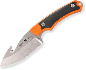 Buck Knives 664 Alpha Hunter Select Fixed Blade Hunting Knife with Guthook, Orange