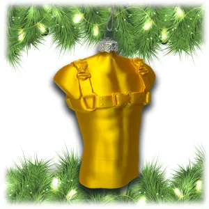 Bulldog Harness Holiday Christmas Ornament