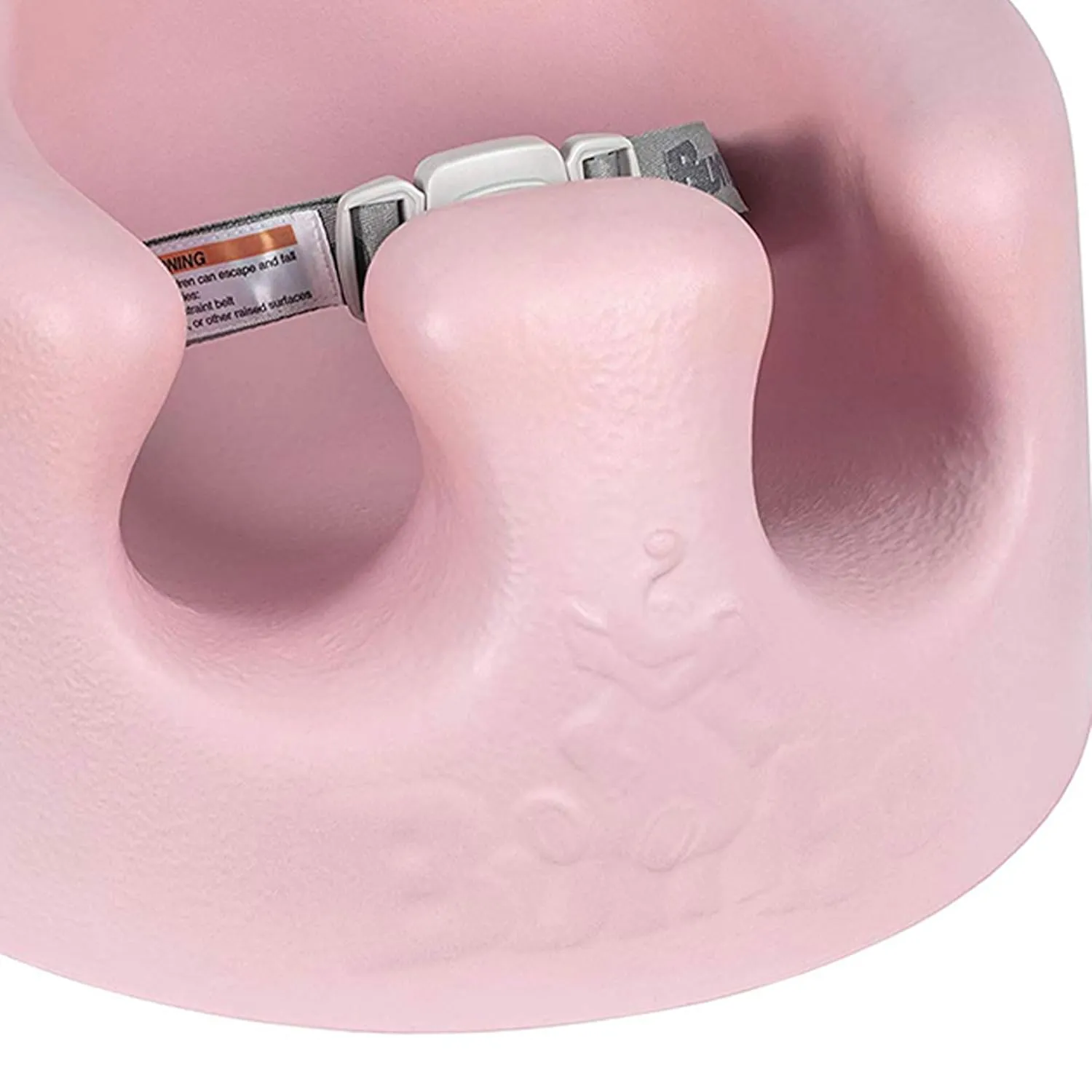 Bumbo Infant Floor Seat Baby Sit Up Chair and Sitting Support for 3 to 12 Months Old with 3 Point Adjustable Safety Strap, 2 Pack, Cradle Pink