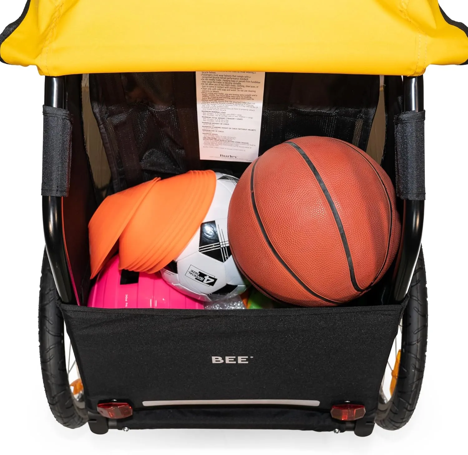 Burley Bee, 1 and 2 Seat, Lightweight, Kids Bike-Only Trailer