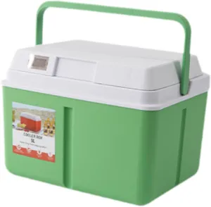 Camping Cooler Box Cold and Hot Insulated Case Sturdy Multipurpose for Outdoor Picnic Food Preservation Box with Carry Handle