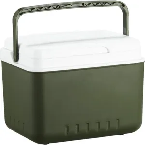 Camping Cooler Insulated Portable Cooler Ice Retention Hard Cooler with Heavy Duty Handle for Lunch Beach Drink Beverage Travel Camping Picnic Car Trips