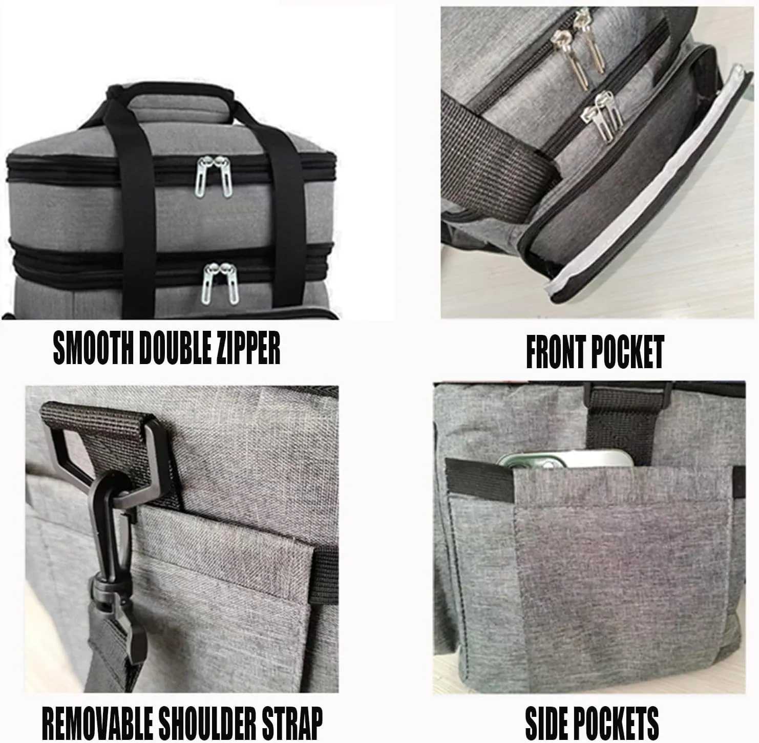 Car Camping Coolers for Abarth 500/595/600/695/Fastback/Pulse/Punto/Ritmo, Leak Proof Cooler, Portable Lightweight Ice Chest Box, Compartments Waterproof Insulated Bag