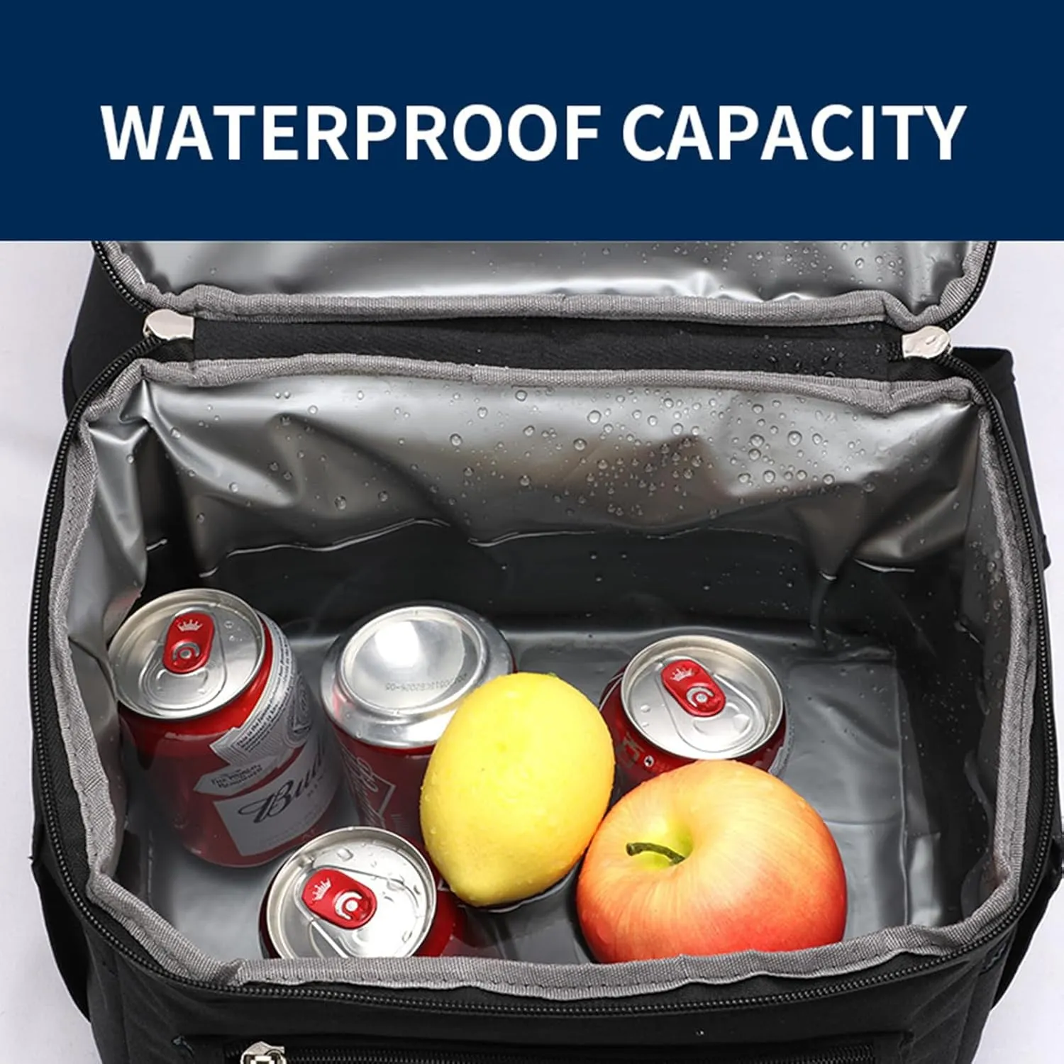 Car Camping Coolers for BMW X1/X2/X3/X4/X5/X6/X7/X8/Z4, Waterproof Portable Cooler, Leak Proof Picnic Insulated Bag, Ultra-Light Premium Ice Chest Box,E-Blue