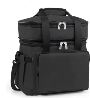 Car Camping Coolers for Chevy GMC Sierra Denali/GMC Canyon/Silverado1500/Corvette, Leak Proof Cooler, Portable Lightweight Ice Chest Box, Compartments Waterproof Insulated Bag