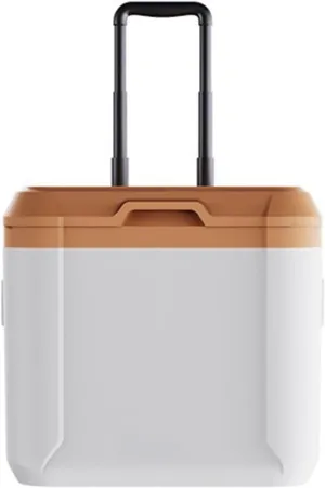Car Camping Coolers for Maserati 3200 GT/Biturbo/Bora/Coupé/Indy/Karif/Khamsin, Leak Proof Cooler, Portable Lightweight Ice Chest Box, Compartments Waterproof Insulated Bag,B-Brown