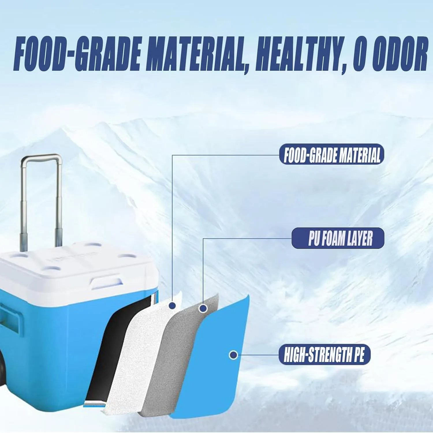Car Camping Coolers for Maserati 3200 GT/Biturbo/Bora/Coupé/Indy/Karif/Khamsin, Leak Proof Cooler, Portable Lightweight Ice Chest Box, Compartments Waterproof Insulated Bag,B-Brown