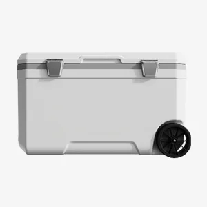 Car Camping Coolers for Toyota Prius/ProAce/ProAce City/RAV4/Yaris, Waterproof Portable Cooler, Leak Proof Picnic Insulated Bag, Ultra-Light Premium Ice Chest Box,B-White-70L