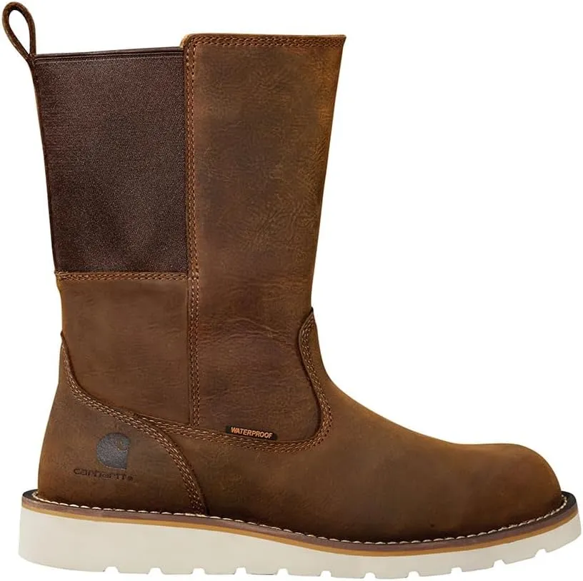 Carhartt Unisex-Adult Waterproof 10" Steel Toe Wellington Wedge Boot