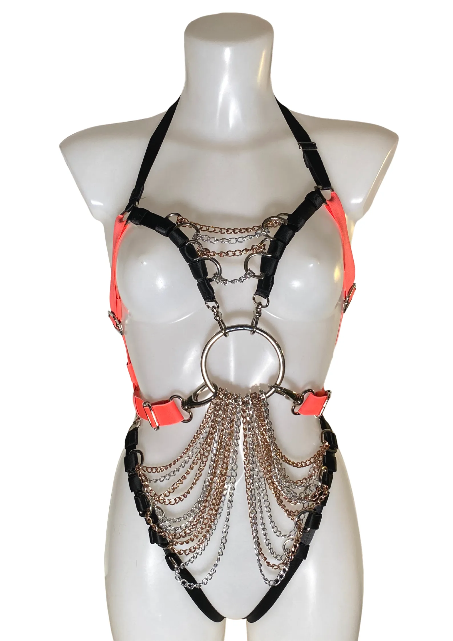 CAROUSEL Bodysuit with Chain detail