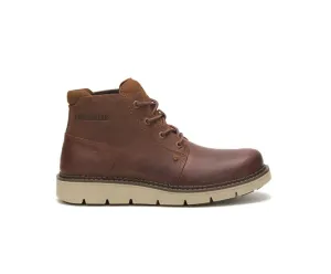 Caterpillar Men's Covert Mid Waterproof Boot Leather Brown