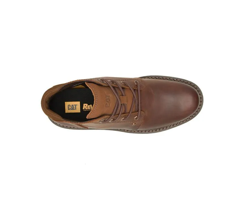 Caterpillar Men's Covert Mid Waterproof Boot Leather Brown
