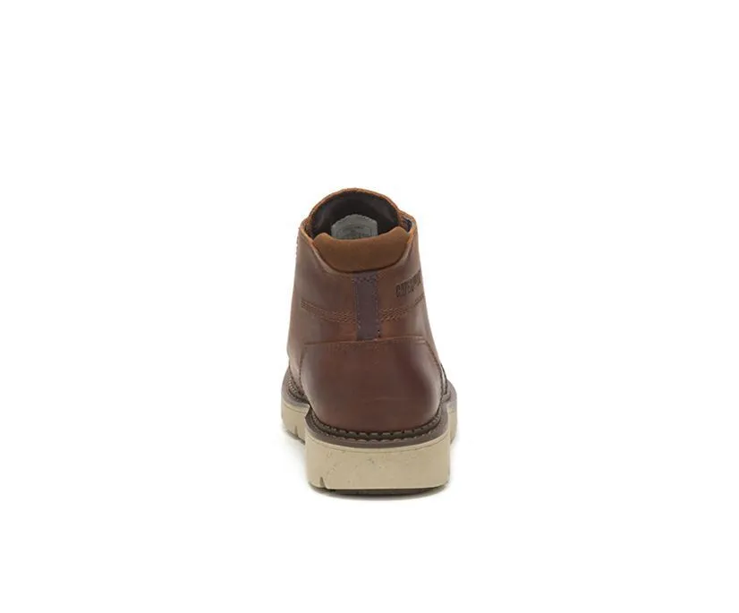 Caterpillar Men's Covert Mid Waterproof Boot Leather Brown