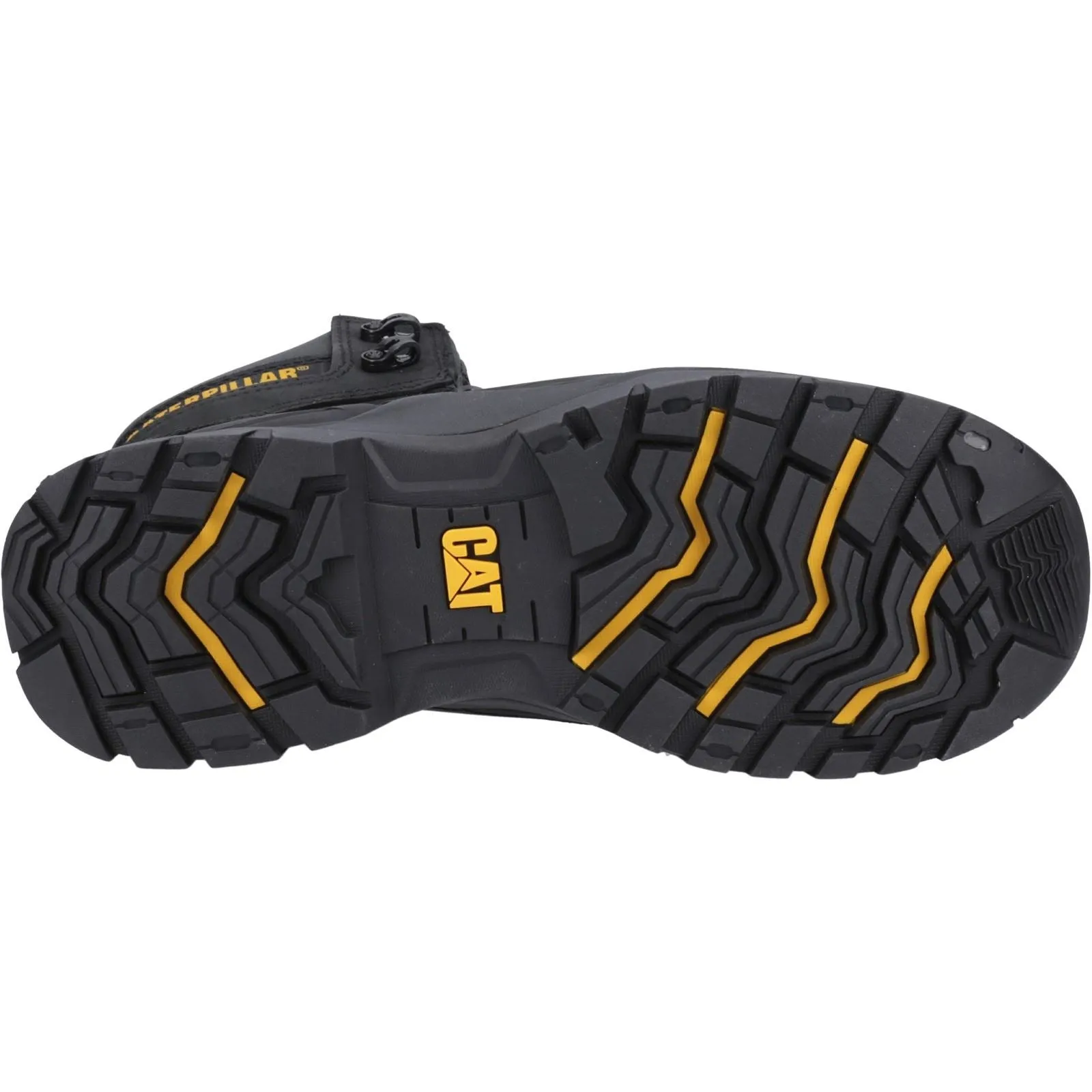 Caterpillar Typhoon SBH Rubber/Leather Black Safety Boots