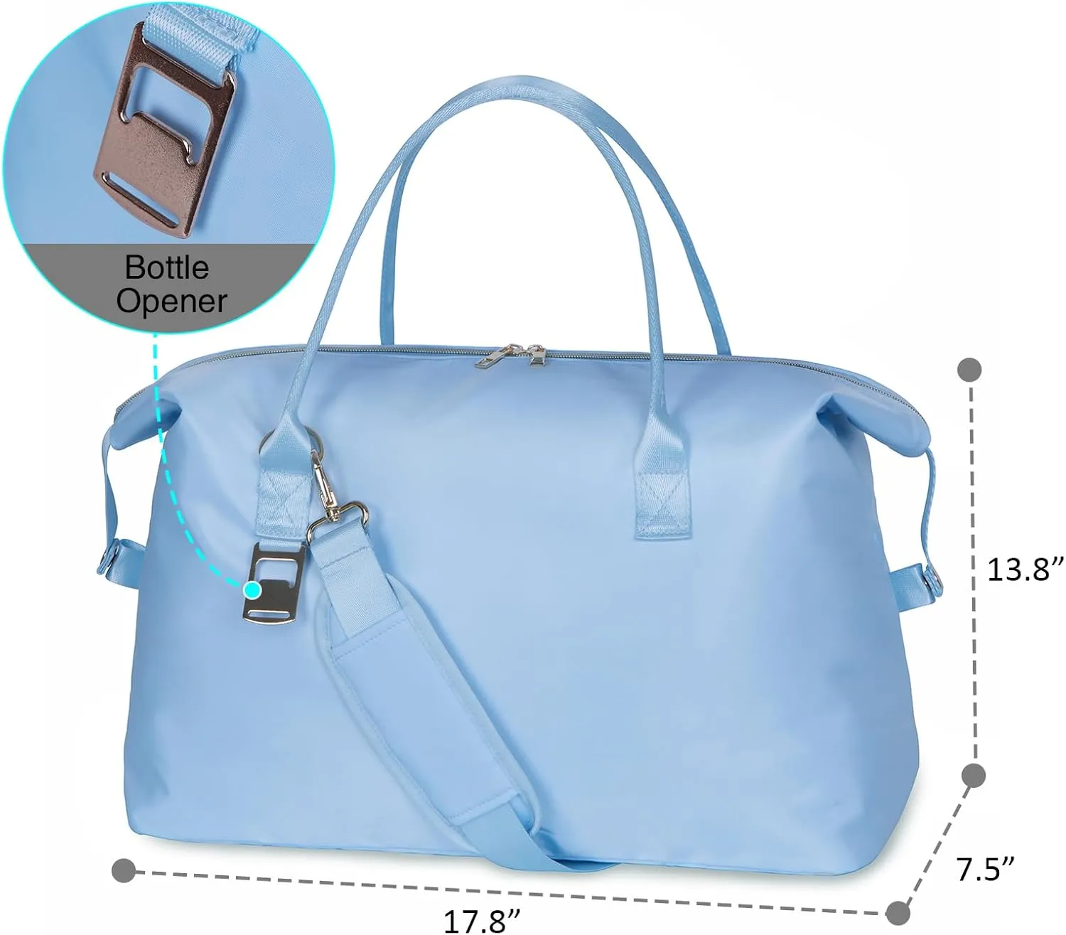 Ceneda Large Cooler Bag 40 Can Insulated Soft Cooler Leakproof Cooler Tote Bag Beach Travel Camping Lunch Bag for Women and Men