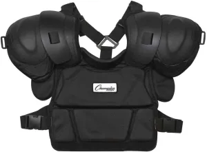 Champion Sports Low Rebound Foam Professional Model Chest Protector - 14" - Black