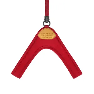 Charlie's Backyard Adjustable Easy Harness Red