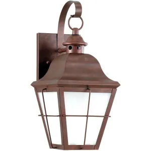 Chatham Weathered Copper LED Outdoor Wall Lantern