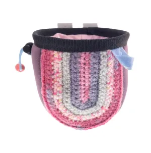 Children's Chalk Bag Climbing Girls. Kids Chalk Pouch for Bouldering, Youth Chalk Holder for Rock Climbing Child, Pink Neoprene. S Size