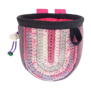 Children's Climbing Chalk Pouch Bag. Rock Climbing Chalk Bag for Girl. Kids Bouldering Pink Chalk Pouch for Children. S Size