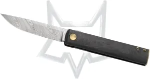 Chnops FX-543DCF Damasteel Bronzed Titanium Carbon Fiber Pocket Knife