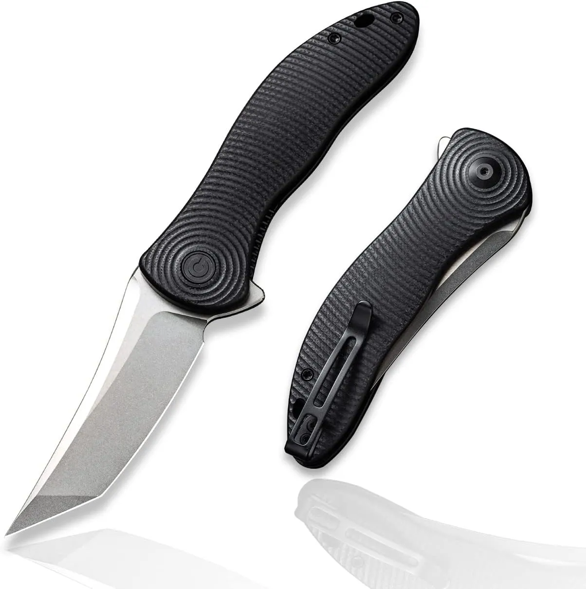 CIVIVI Pocket Folding Knife For EDC, 3.24" Nitro-V Stonewashed Tanto Blade, Jim O’Young Synergy 3 Liner Lock Knife C20075B-1